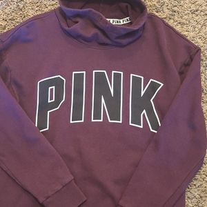 Pink Victoria cowl neck sweatshirt
